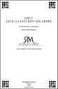 Dieu! Qu'il la Fait Bon Regarder SATB choral sheet music cover